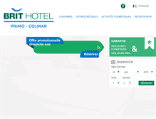 Tablet Screenshot of hotel-primo.fr